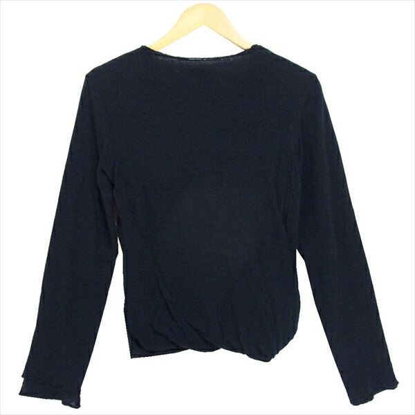 tricot COMME des GARCONS トリココムデギャルソン AD1997 ねじれ 2重生地 ウール レディース ニット ダークネイビー系 表記無【中古】