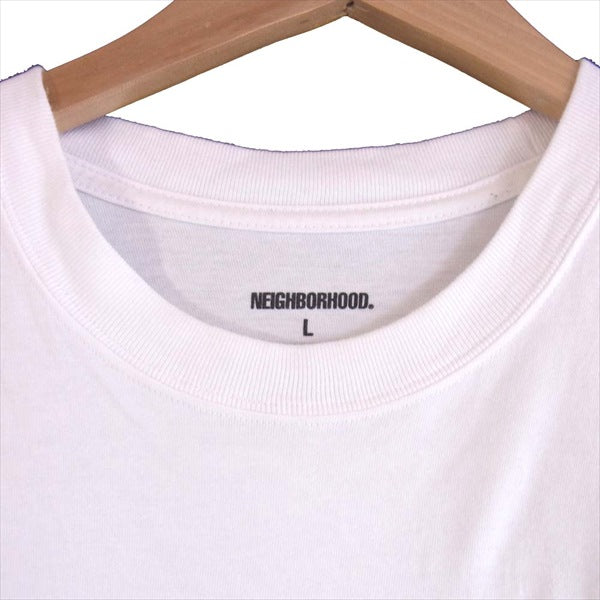 NEIGHBORHOOD ネイバーフッド 202PCNH-ST05 DECAL / C-TEE . SS デカール コットン Tシャツ 白系 L【中古】