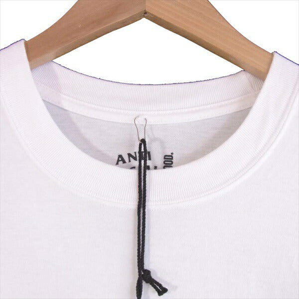 NEIGHBORHOOD ネイバーフッド × ANTI SOCIAL SOCIAL CLUB アンチソーシャルソーシャルクラブ 20SS ASSC-2 / C-TEE . LS ダブルネーム ロゴ ロンT 長袖 Tシャツ ホワイト系 L【極上美品】【中古】