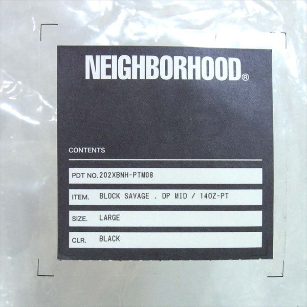 NEIGHBORHOOD ネイバーフッド BLOCK SAVAGE .DP MID/140Z-PT デニム パンツ グレー系【新古品】【未使用】【中古】