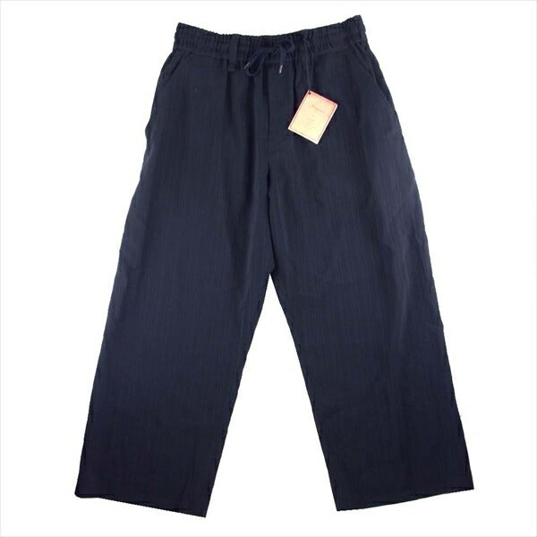 Iroquois イロコイ 482119 シャドウストライプストレッチ パンツ ブラック系 2【極上美品】【中古】