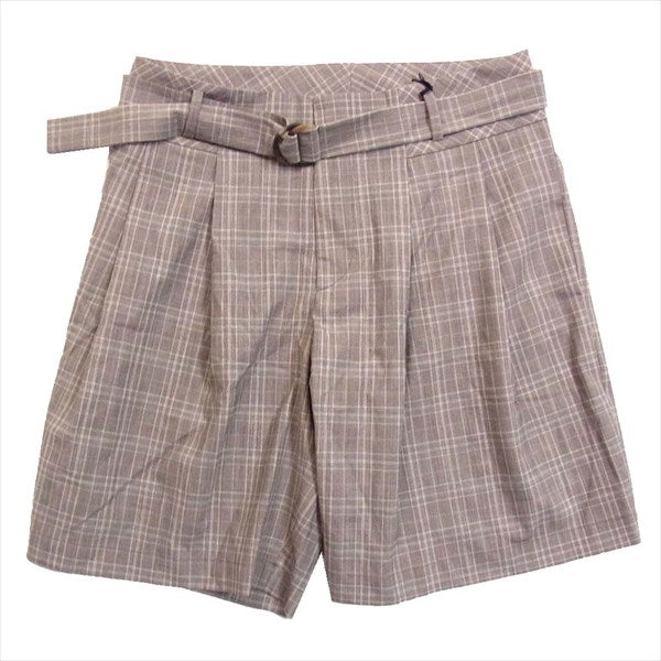 メゾンフラネール 17SMUPA130 Oversized Belted Short ショートパンツ グレー系 44【中古】