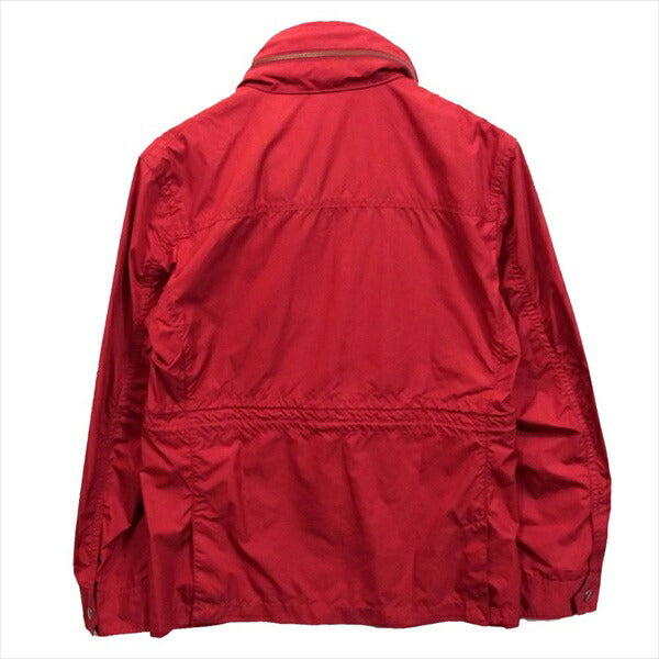 BURBERRY BLACK LABEL バーバリーブラックレーベル ジップフライ フード付 ジャケット ワインレッド系 L【中古】