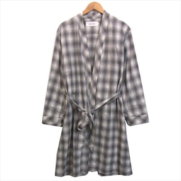 ジョンメイソンスミス CO-#822 KIMONO COAT ロング コート グレー系 M【中古】
