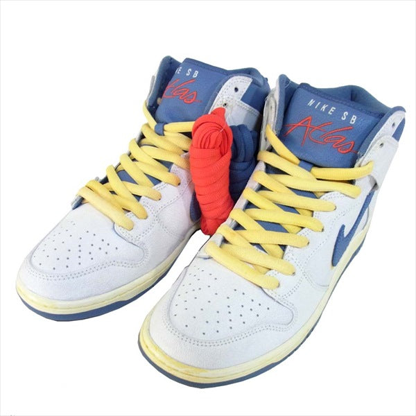 NIKE SB ナイキエスビー DUNK HIGH PRO QS ATLAS CZ3334 100 アトラス エスビー ダンク ハイ スニーカー Sail/OceanFog-TrackRed-White US9.5【新古品】【未使用】【中古】