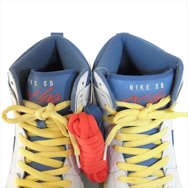 NIKE SB ナイキエスビー DUNK HIGH PRO QS ATLAS CZ3334 100 アトラス エスビー ダンク ハイ スニーカー Sail/OceanFog-TrackRed-White US9.5【新古品】【未使用】【中古】