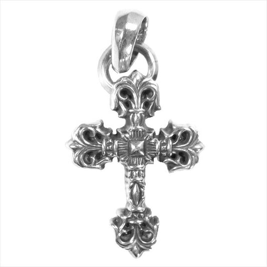 CHROME HEARTS クロムハーツ（原本無） FILIG CROSS XS M W/BALE フィリグリークロス XS ベイル ぺンダント トップ シルバー XS【中古】