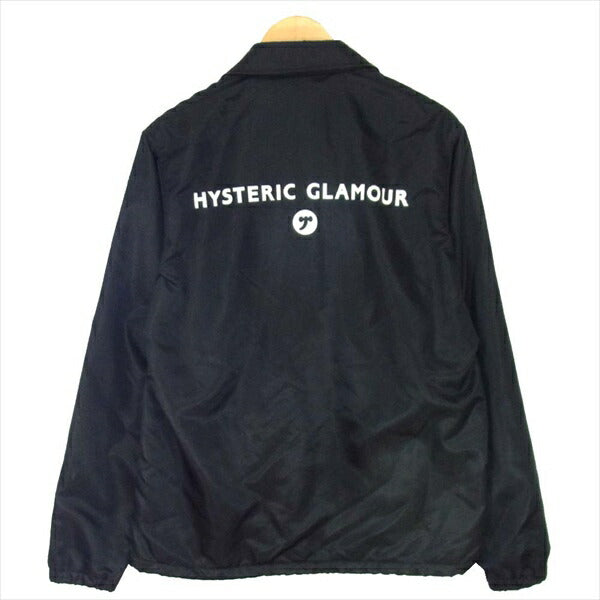 HYSTERIC GLAMOUR ヒステリックグラマー 17AW 02173AB28 FUKUOKA EXCLUSIVE ITEM コーチ ジャケット 黒系 S【中古】