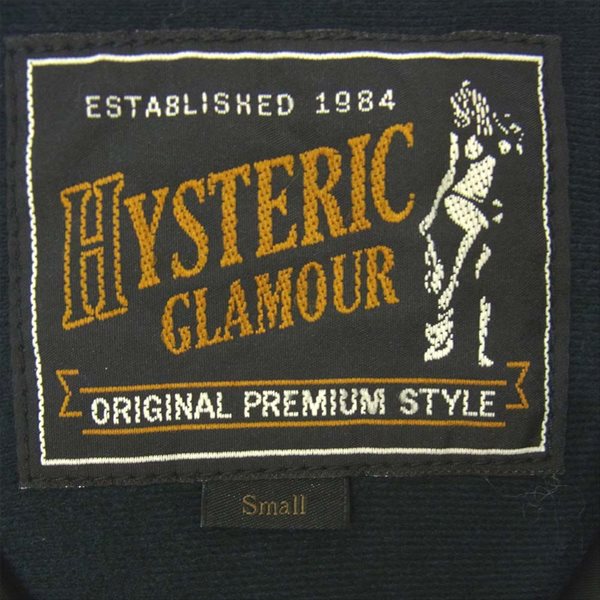 HYSTERIC GLAMOUR ヒステリックグラマー 17AW 02173AB28 FUKUOKA EXCLUSIVE ITEM コーチ ジャケット 黒系 S【中古】