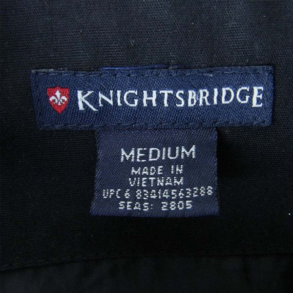 ナイツブリッジ 90s キャップショルダー ジャケット 黒系【中古】