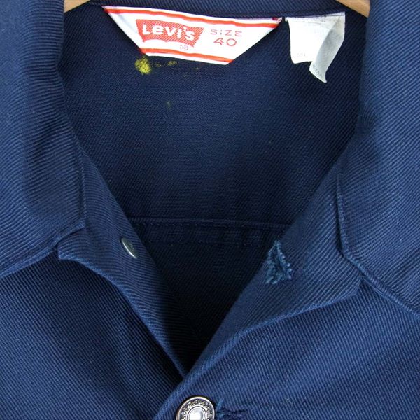 Levi's リーバイス ヴィンテージ コットンツイル ジャケット ネイビー系 40【中古】
