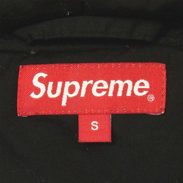 Supreme シュプリーム 20SS Woven Hooded Jacket ジップアップ パーカー 中国製 ロゴ コットン ジャケット グリーン系 S【中古】