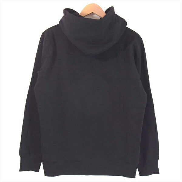 Supreme シュプリーム コムデギャルソンシャツ COMME des GARCONS SHIRT 17SS ボックスロゴ フーデッド スウェットトレーナー 黒 M【美品】【中古】