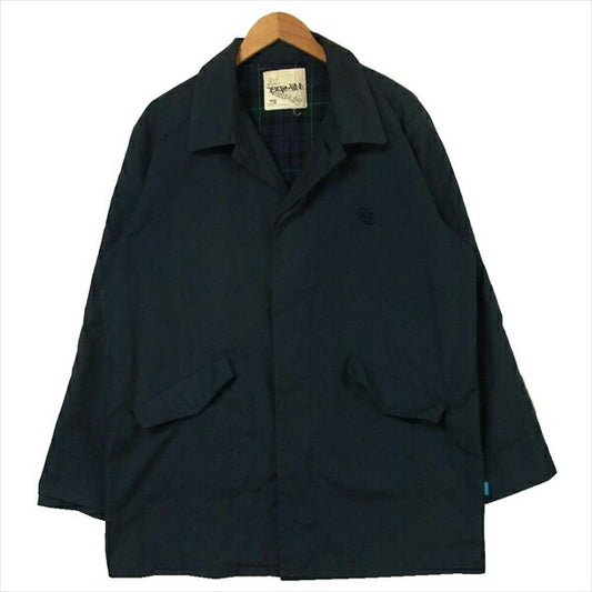 WTAPS ダブルタップス TSDT-MIL21 Field Jacket 裏地チェック ロゴ刺繍 フィールドジャケット ネイビー系 XL 【即決】 ネイビー系 XL【中古】