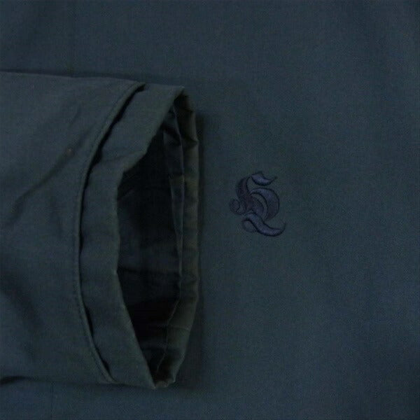 WTAPS ダブルタップス TSDT-MIL21 Field Jacket 裏地チェック ロゴ刺繍 フィールドジャケット ネイビー系 XL 【即決】 ネイビー系 XL【中古】