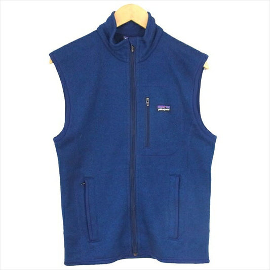 patagonia パタゴニア 25880 ベターセーター フリース ベスト カジュアルベスト 青系 S【中古】
