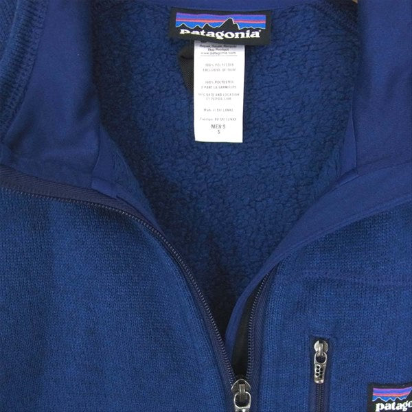 patagonia パタゴニア 25880 ベターセーター フリース ベスト カジュアルベスト 青系 S【中古】