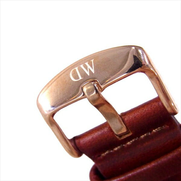 Daniel Wellington ダニエルウェリントン DW00100168 Classic St Mawes クラシック レザーベルト レディース 時計 ウォッチ ブラウン系【中古】