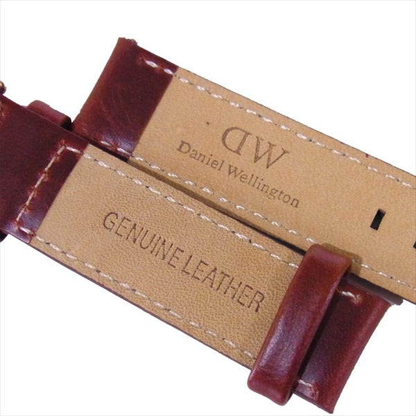 Daniel Wellington ダニエルウェリントン DW00100168 Classic St Mawes クラシック レザーベルト レディース 時計 ウォッチ ブラウン系【中古】