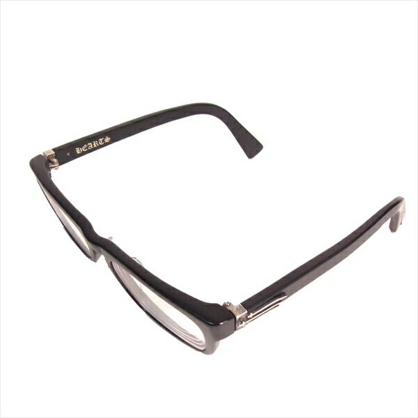 CHROME HEARTS クロムハーツ（原本無） JUST THE TIP 度入り アイウェア 眼鏡 黒系 52□19-146【中古】