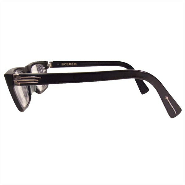 CHROME HEARTS クロムハーツ（原本無） JUST THE TIP 度入り アイウェア 眼鏡 黒系 52□19-146【中古】