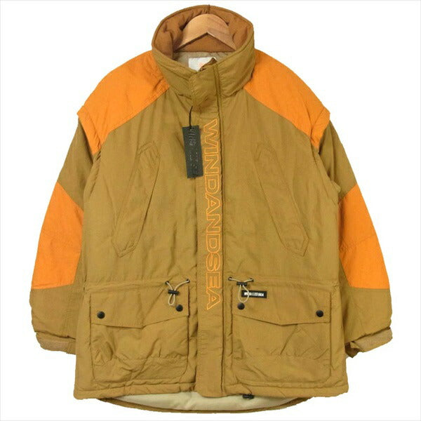 ウィンダンシー WDS-19A-JK04 19AW WDS DETACHABLE BLOUSON デタッチャブル ブルゾン 中綿 ジャケット ベージュ系 L【中古】