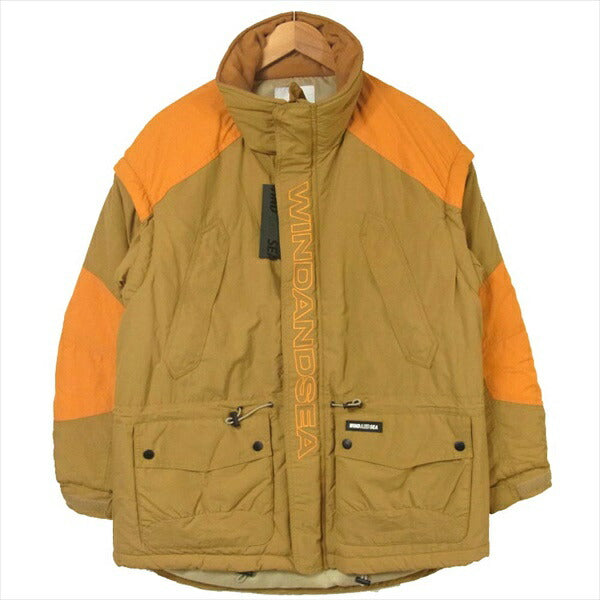 ウィンダンシー WDS-19A-JK04 19AW WDS DETACHABLE BLOUSON デタッチャブル ブルゾン 中綿 ジャケット ベージュ系 M【中古】