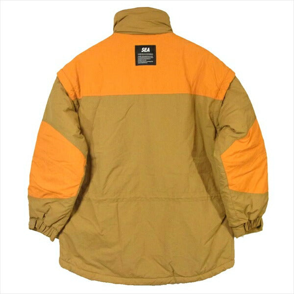 ウィンダンシー WDS-19A-JK04 19AW WDS DETACHABLE BLOUSON デタッチャブル ブルゾン 中綿 ジャケット ベージュ系 M【中古】
