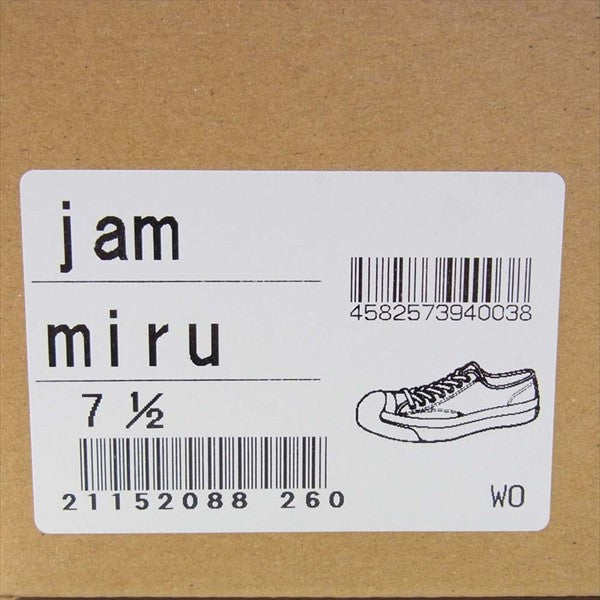 トースト フット アンド アイギア Jam miru ジャム ミル スニーカー ブラウン系 7.5【新古品】【未使用】【中古】