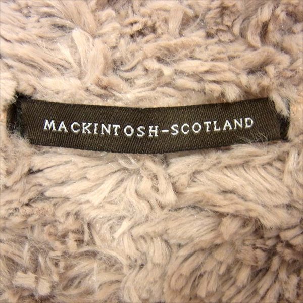 Mackintosh マッキントッシュ キルティング 裏ボア スコットランド製 レディース コート ベージュ系 36【中古】