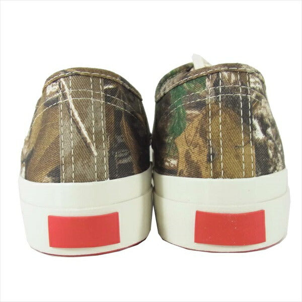 トーストフットアンドアイギア jam miru ジャム キャンバス ローカット スニーカー ブラウン系 7.5【新古品】【未使用】【中古】