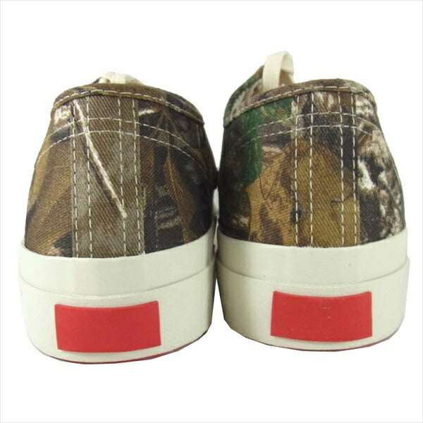 トーストフットアンドアイギア jam miru ジャム キャンバス ローカット スニーカー ブラウン系 7.5【新古品】【未使用】【中古】