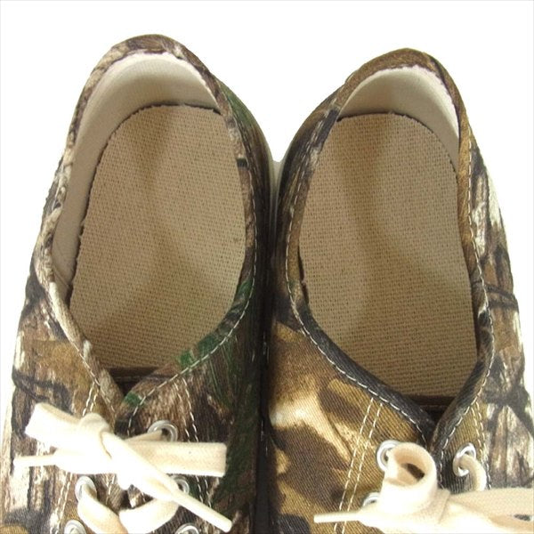 トーストフットアンドアイギア jam miru ジャム キャンバス ローカット スニーカー ブラウン系 7.5【新古品】【未使用】【中古】