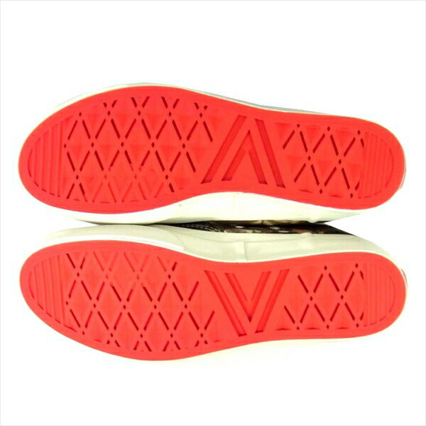 トーストフットアンドアイギア jam miru ジャム キャンバス ローカット スニーカー ブラウン系 7.5【新古品】【未使用】【中古】