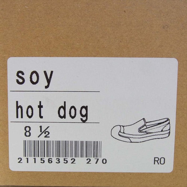トースト フット アンド アイギア hot dog ソイ ホットドッグ スニーカー イエロー系 8.5【新古品】【未使用】【中古】