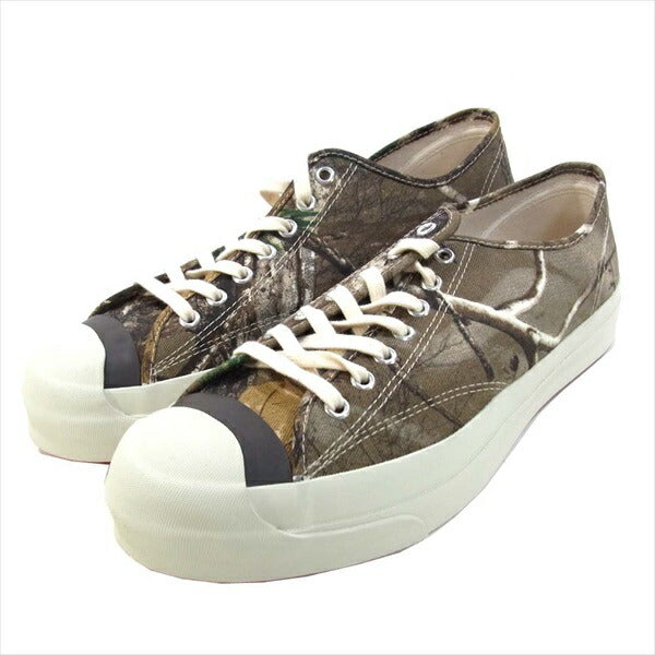 トーストフットアンドアイギア jam miru ジャム キャンバス ローカット スニーカー ブラウン系 8.5【新古品】【未使用】【中古】