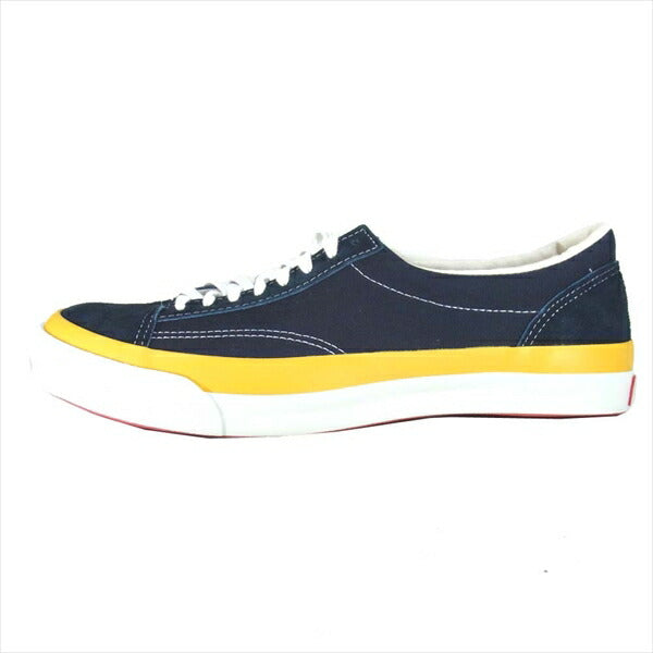 トーストフットアンドアイギア toe crispy クリスピー スニーカー ネイビー系 9.5【新古品】【未使用】【中古】