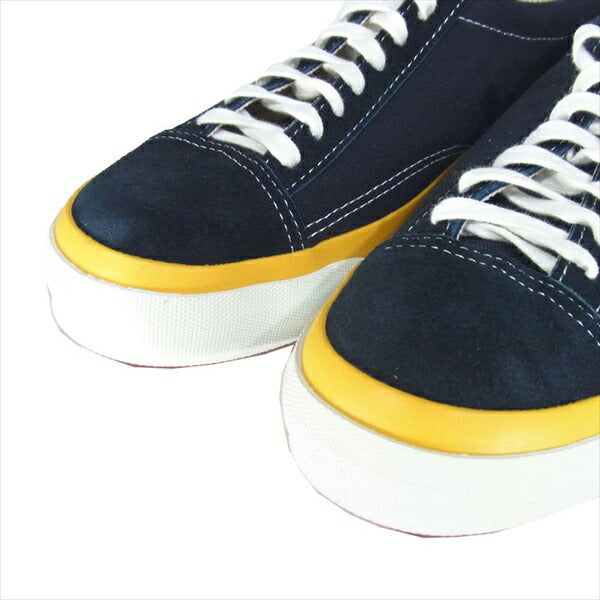 トーストフットアンドアイギア toe crispy クリスピー スニーカー ネイビー系 9.5【新古品】【未使用】【中古】