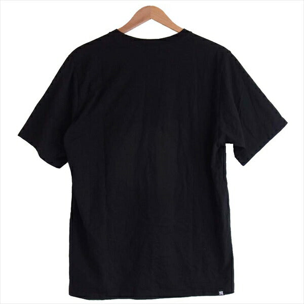 HYSTERIC GLAMOUR ヒステリックグラマー ベアブリック BE@RBRICK 02202CT21  GIRLS FACE ガールズフェイス プリント Tシャツ 黒系 L【中古】