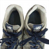 NEW BALANCE ニューバランス M996DG US7 スエード調 ロゴ ローカット スニーカー グレー系 25cm【中古】