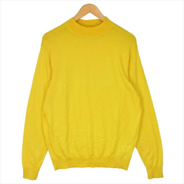 モリスアンドサンズ 19A-DK-001 WOOL 100% KNIT ウール ニット イエロー系 3【美品】【中古】