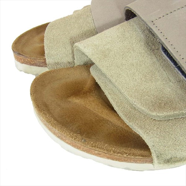 BIRKENSTOCK ビルケンシュトック 1015573 20SS kyoto トープ マジックテープ サンダル ベージュ系 40【中古】