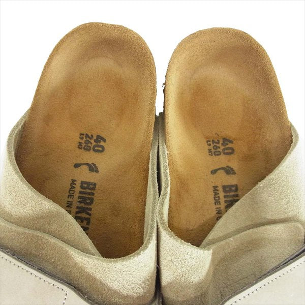 BIRKENSTOCK ビルケンシュトック 1015573 20SS kyoto トープ マジックテープ サンダル ベージュ系 40【中古】