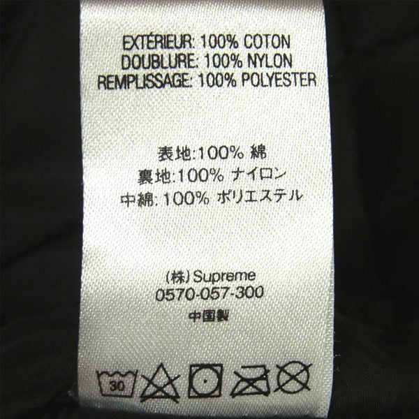 Supreme シュプリーム 19AW Honda Fox Racing Puffy Zip Up Jacket 中綿 ジャケット ブラック系 M【中古】