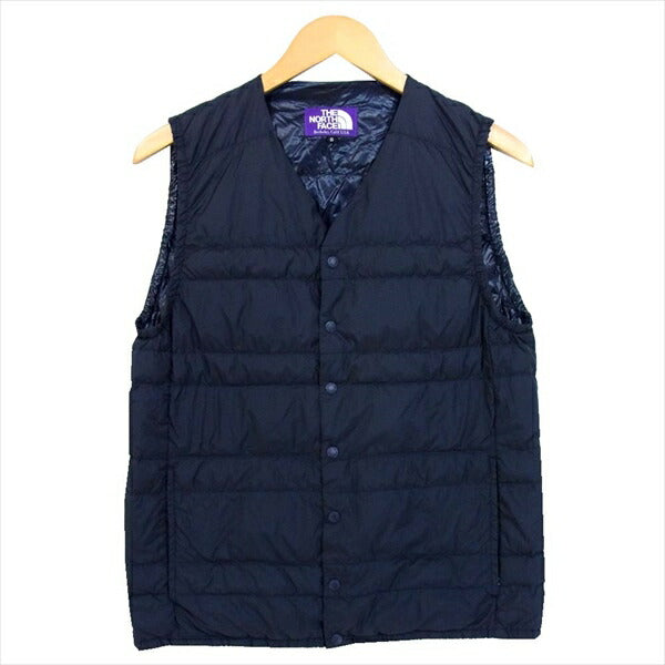 THE NORTH FACE PURPLE LABEL ザノースフェイスパープルレーベル ND2502N ダウン ベスト ダウンベスト ダークネイビー系 S【美品】【中古】