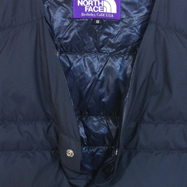 THE NORTH FACE PURPLE LABEL ザノースフェイスパープルレーベル ND2502N ダウン ベスト ダウンベスト ダークネイビー系 S【美品】【中古】
