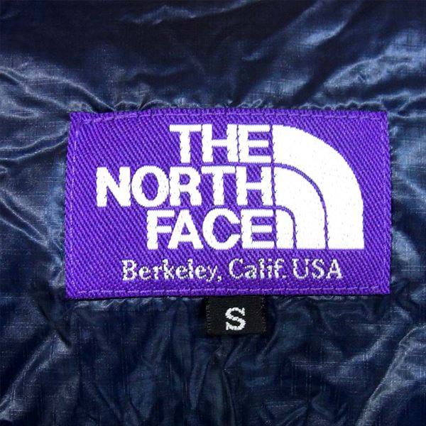 THE NORTH FACE PURPLE LABEL ザノースフェイスパープルレーベル ND2502N ダウン ベスト ダウンベスト ダークネイビー系 S【美品】【中古】