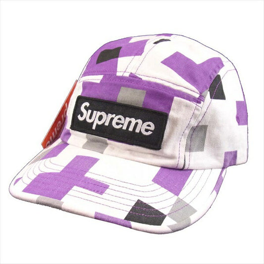 Supreme シュプリーム 20AW Military Camp Cap Purple Digi Camo ミリタリー キャンプ キャップ 帽子 白 F【新古品】【未使用】【中古】