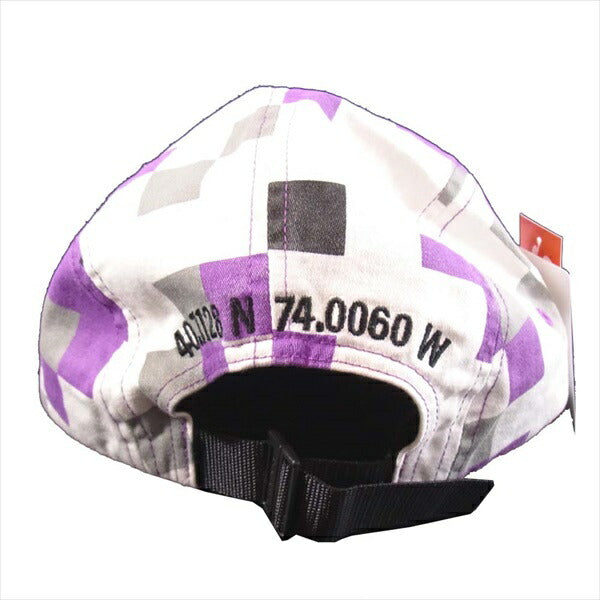 Supreme シュプリーム 20AW Military Camp Cap Purple Digi Camo ミリタリー キャンプ キャップ 帽子 白 F【新古品】【未使用】【中古】