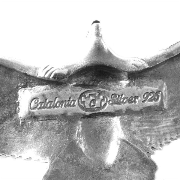 CATALONIA カタロニア 全銀 大 メンズ 925silver イーグル ペンダント ペンダントトップ シルバー【中古】